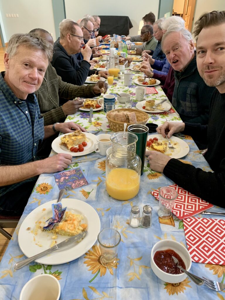 A Men’s Breakfast, pre-pandemic