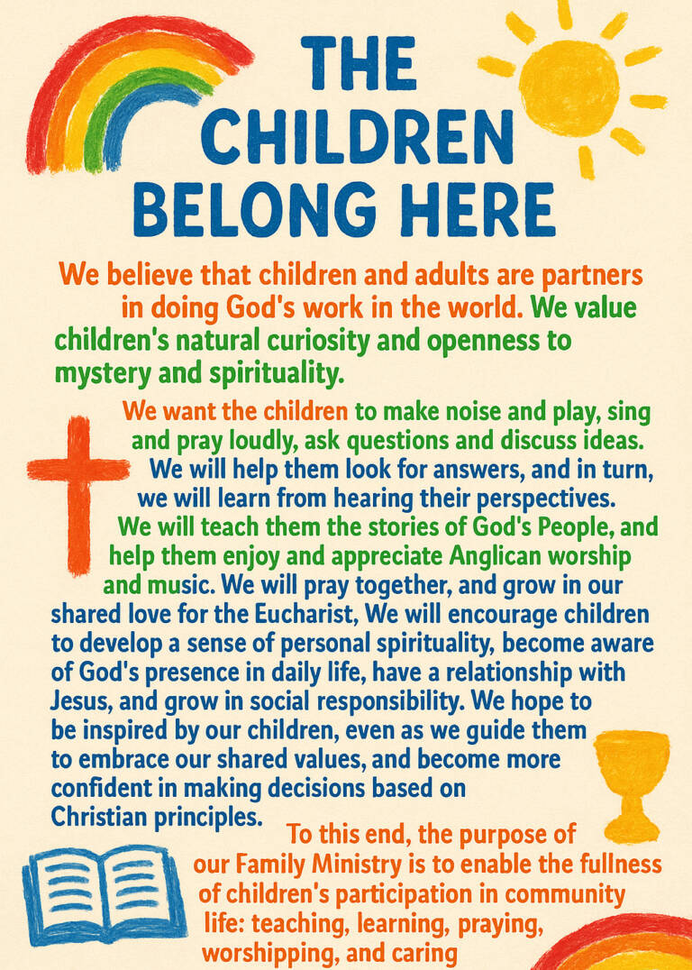 Our philosophy of children's ministry